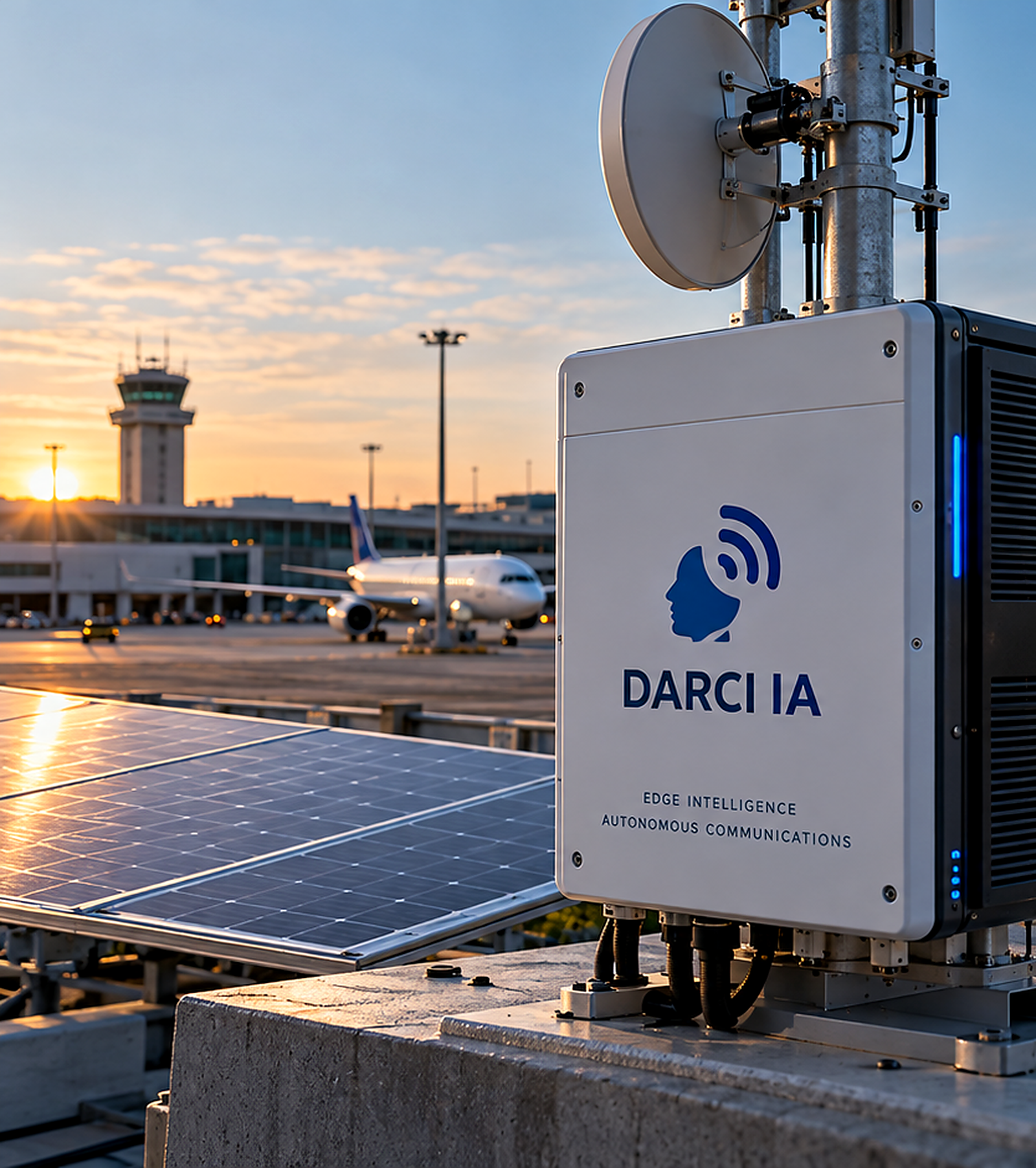 DARCI Box instalada em infraestrutura aeroportuária