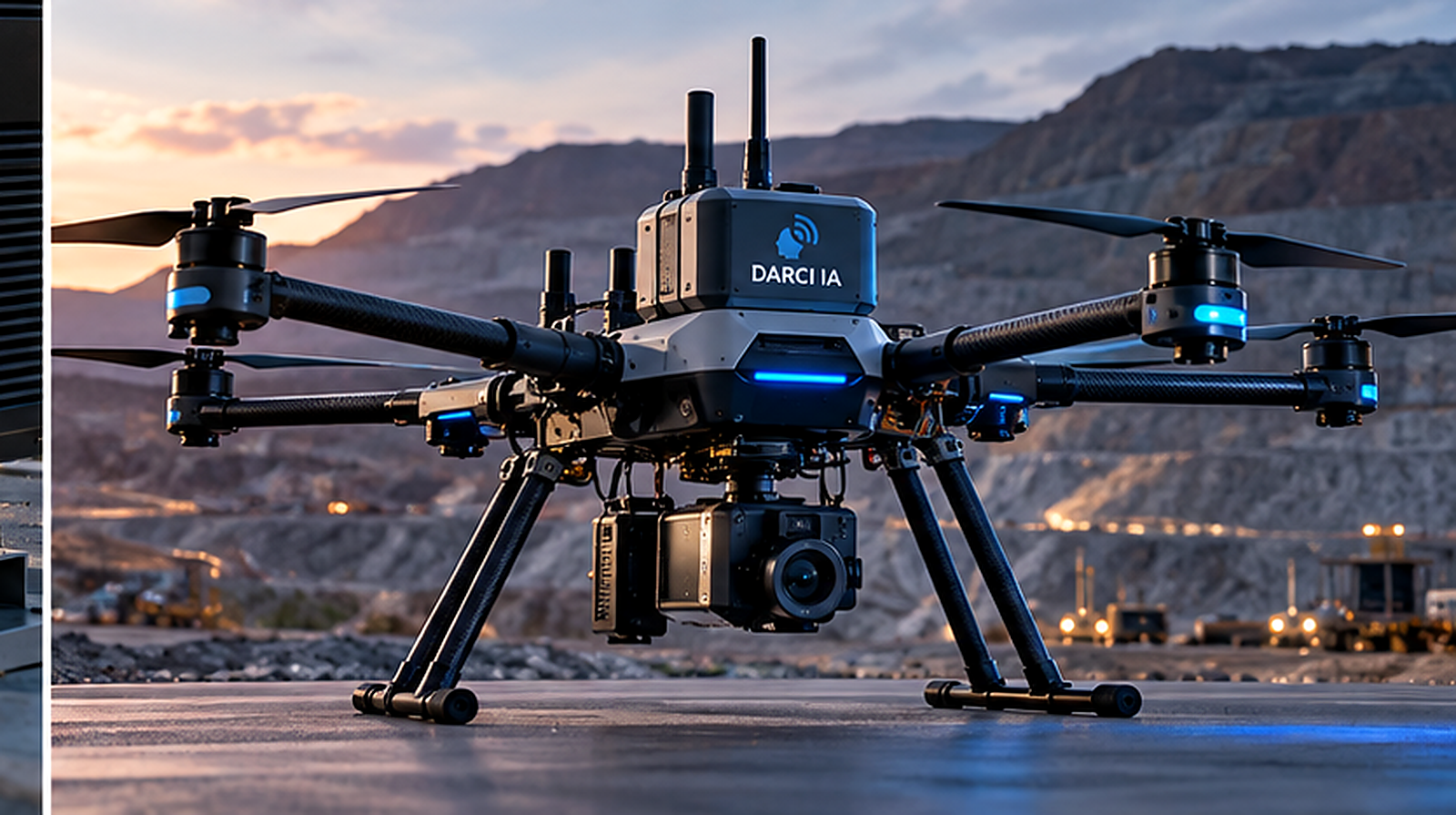 Drone DARCI ATLAS em operação remota
